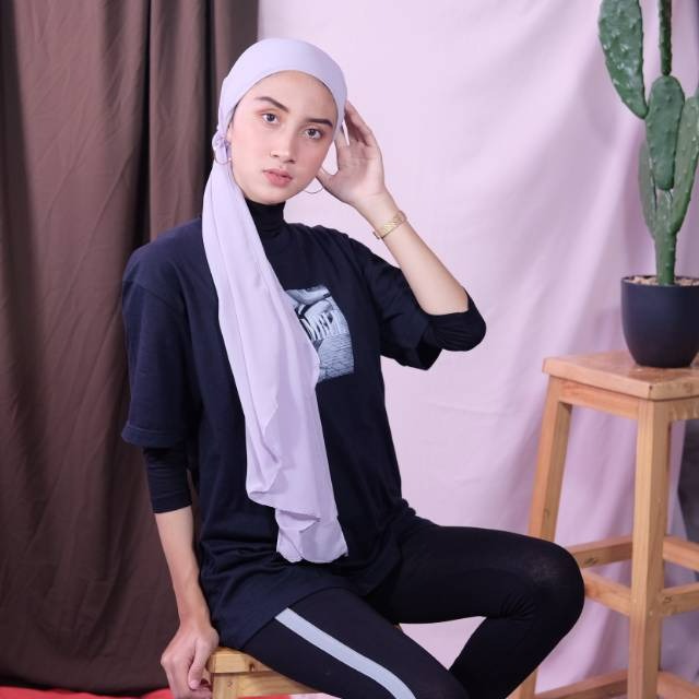 Turban instant Original Winonamodest - Lowkey Queen. Turban simple dewasa untuk pesta untuk travelling