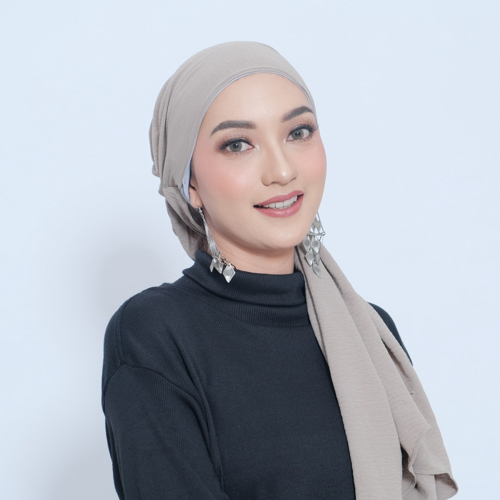 New Lowkey Queen Turban original by winonamodest - Turban instant dewasa bahan crinkle airflow premium, pashmina instant