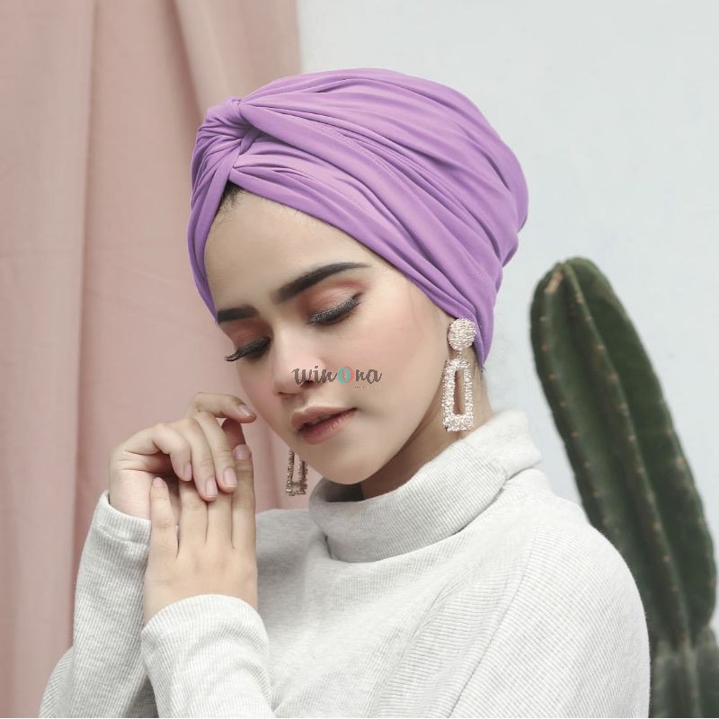 Turban Instant Best Seller Winonamodest - Kalyca Turban. Turban dewasa turban olahraga bahan jersey