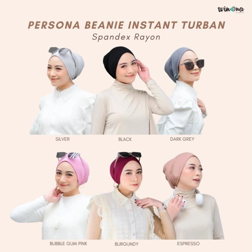 Image of Winonamodest - Shadow Beanie Instant Turban Spandex Rayon