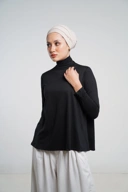 Longsleeves Turtleneck Inner Slim Look BRONWYN