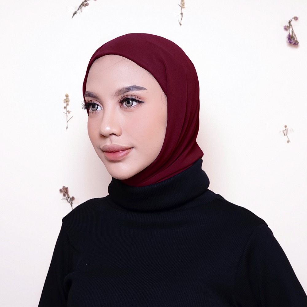 Hijab instant winonamodest - BE instant scarf with inner. Segiempat Instant Babydoll Ceruty.