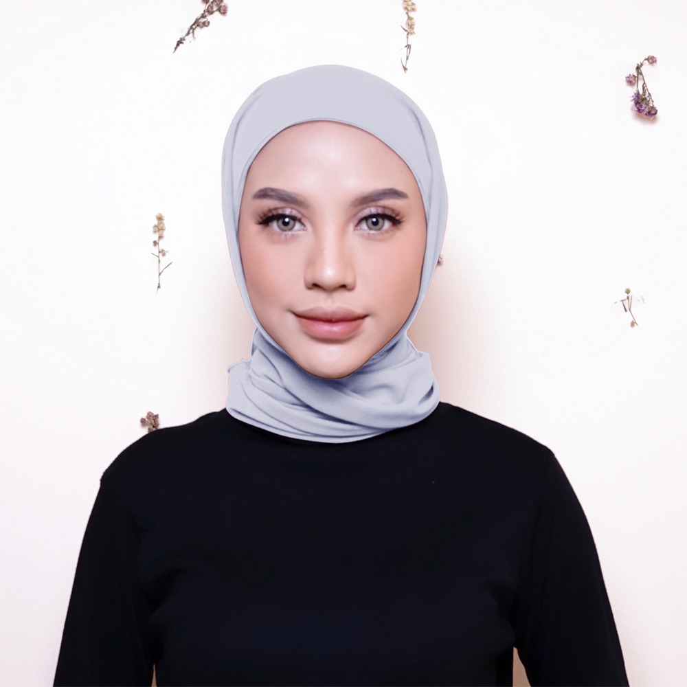 Hijab instant winonamodest - BE instant scarf with inner. Segiempat Instant Babydoll Ceruty.