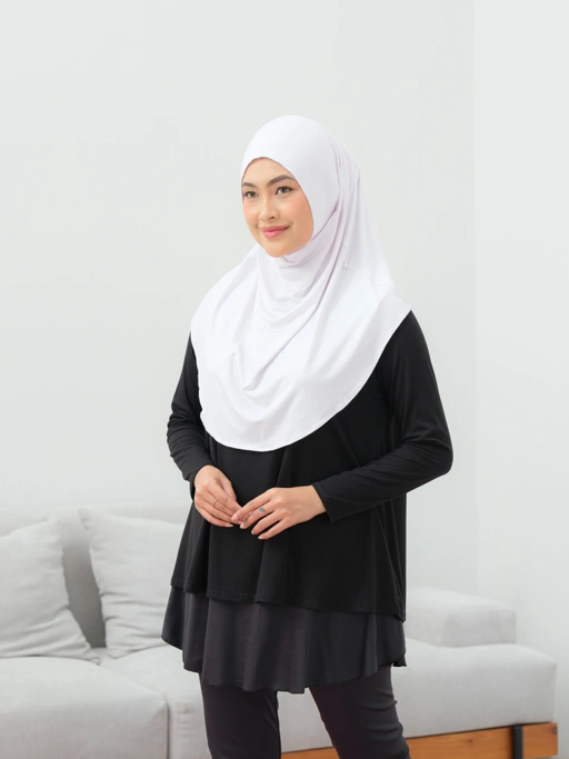 Image of Winonamodest - Iremia Instant Hijab Jilbab Instant Untuk Olahraga Bahan Rayon Super Spandex
