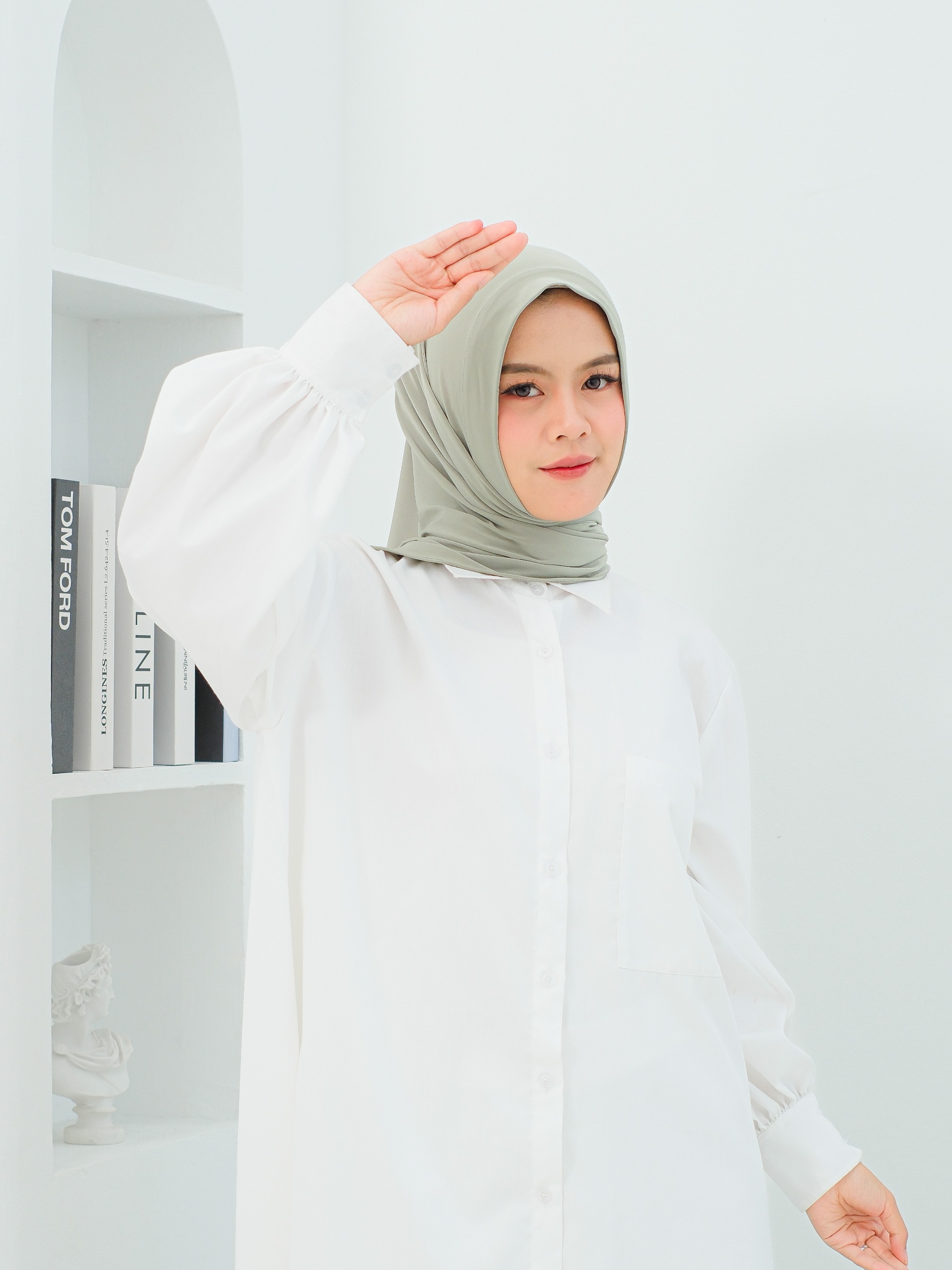 SCUP Instant Hijab Scarf with Make Up- Segitiga Instant Jersey Premium Winonamodest