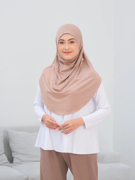 Image of Winonamodest - Iremia Instant Hijab Jilbab Instant Untuk Olahraga Bahan Rayon Super Spandex