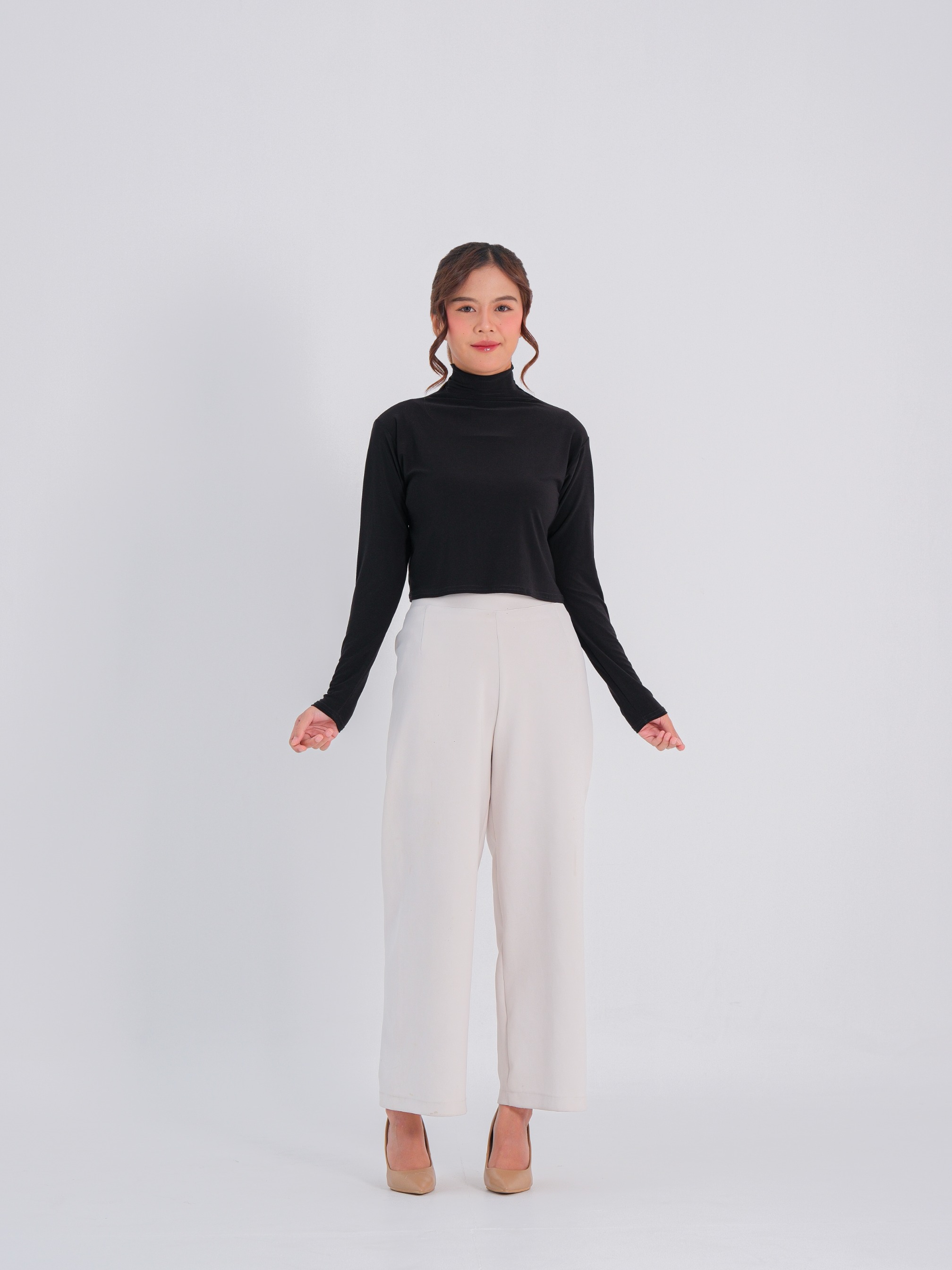 Lightweight Manset - baju inner dengan kerah turtleneck tinggi