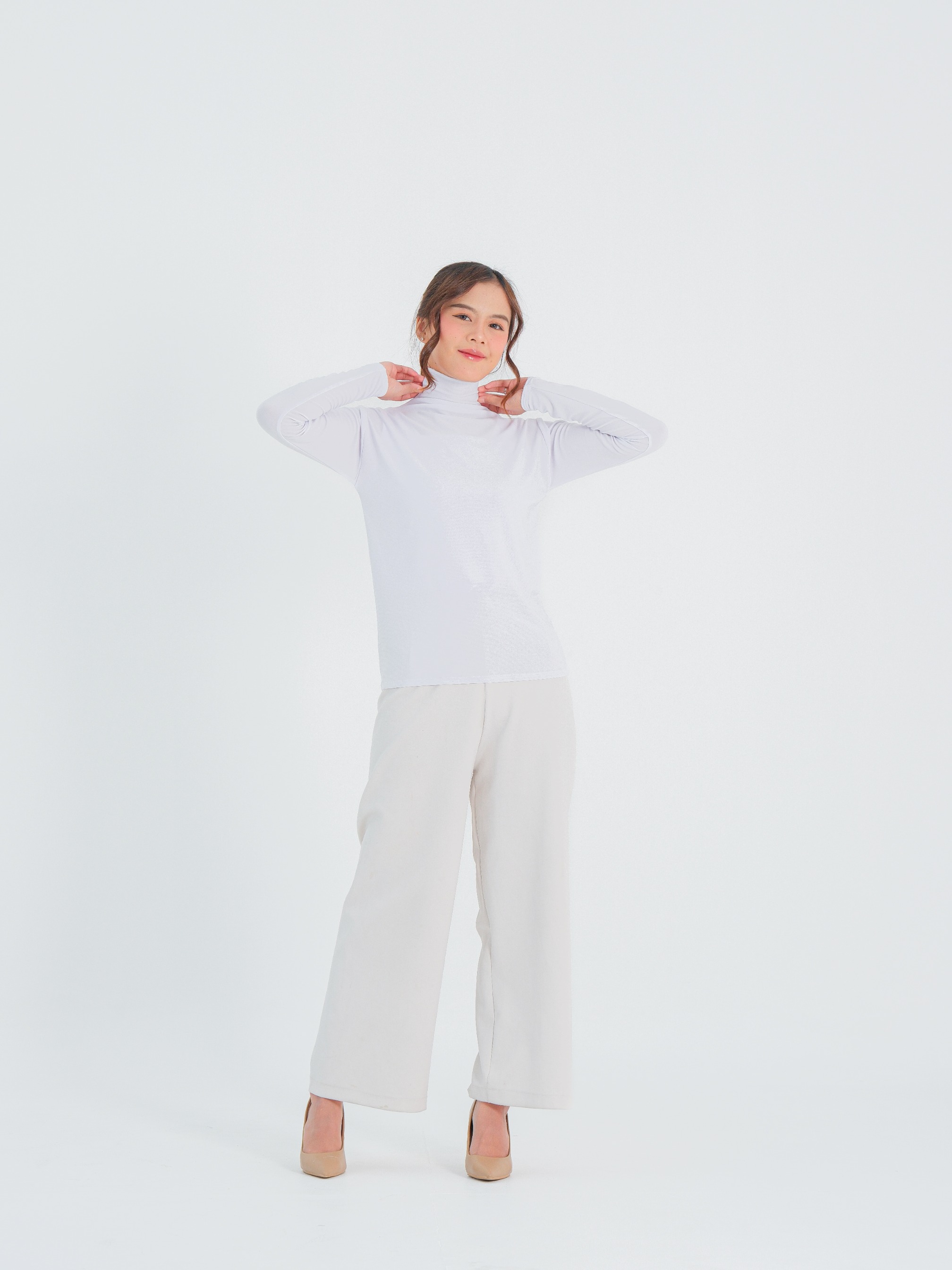 Lightweight Manset - baju inner dengan kerah turtleneck tinggi