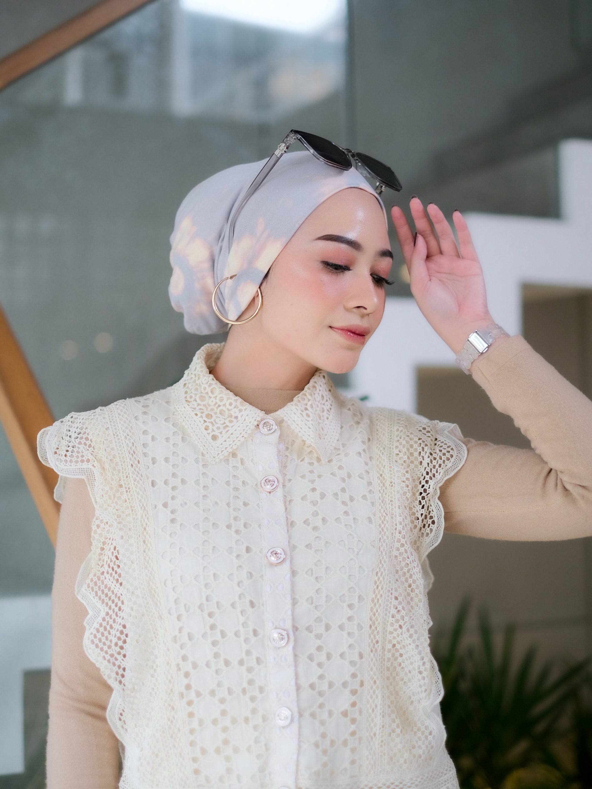 Winonamodest - Shadow Rayon Instant Turban Postulates Series