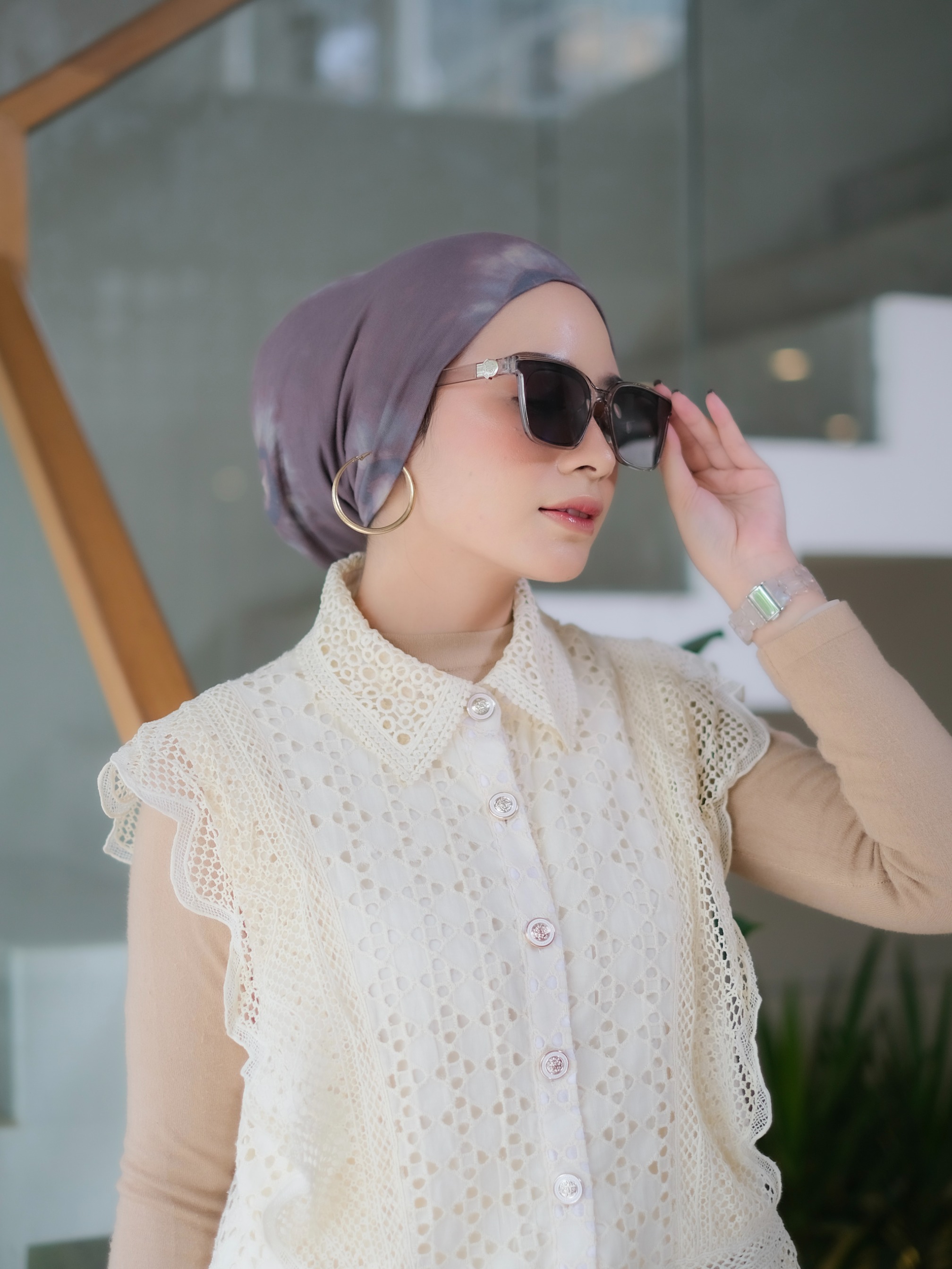 Winonamodest - Shadow Rayon Instant Turban Postulates Series