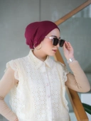 Winonamodest - Shadow Beanie Instant Turban Spandex Rayon