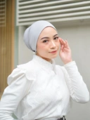 Winonamodest - Shadow Beanie Instant Turban Spandex Rayon