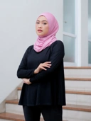 Hijab Olahraga Winonamodest - Reverie Instant Just Run 5.0. Hijab sport untuk lari, sepeda, zumba.