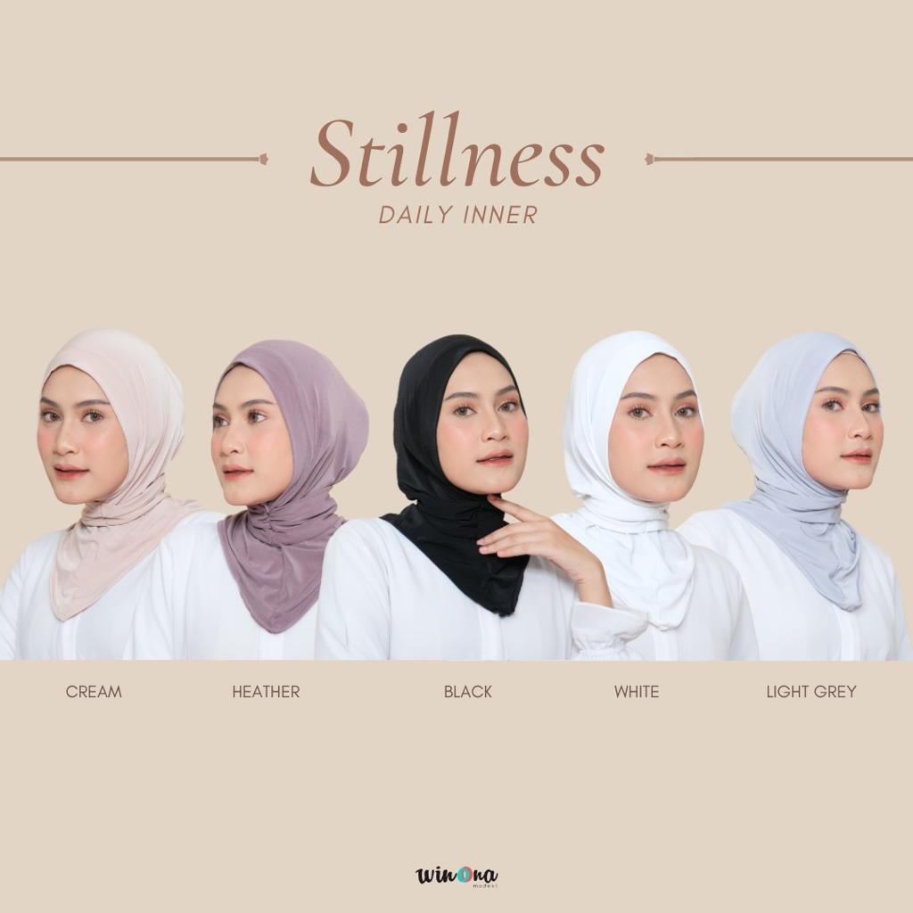 STILLNESS daily inner by winonamodest - Inner ninja or basic daily hijab bahan jersey