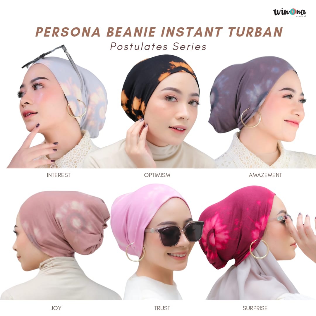 Winonamodest - Shadow Rayon Instant Turban Postulates Series