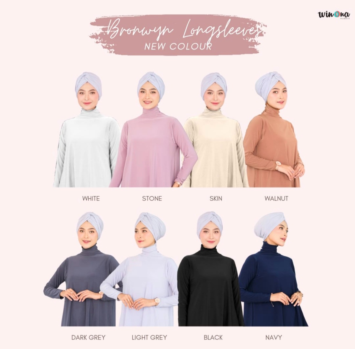 Longsleeves Turtleneck Inner Slim Look BRONWYN