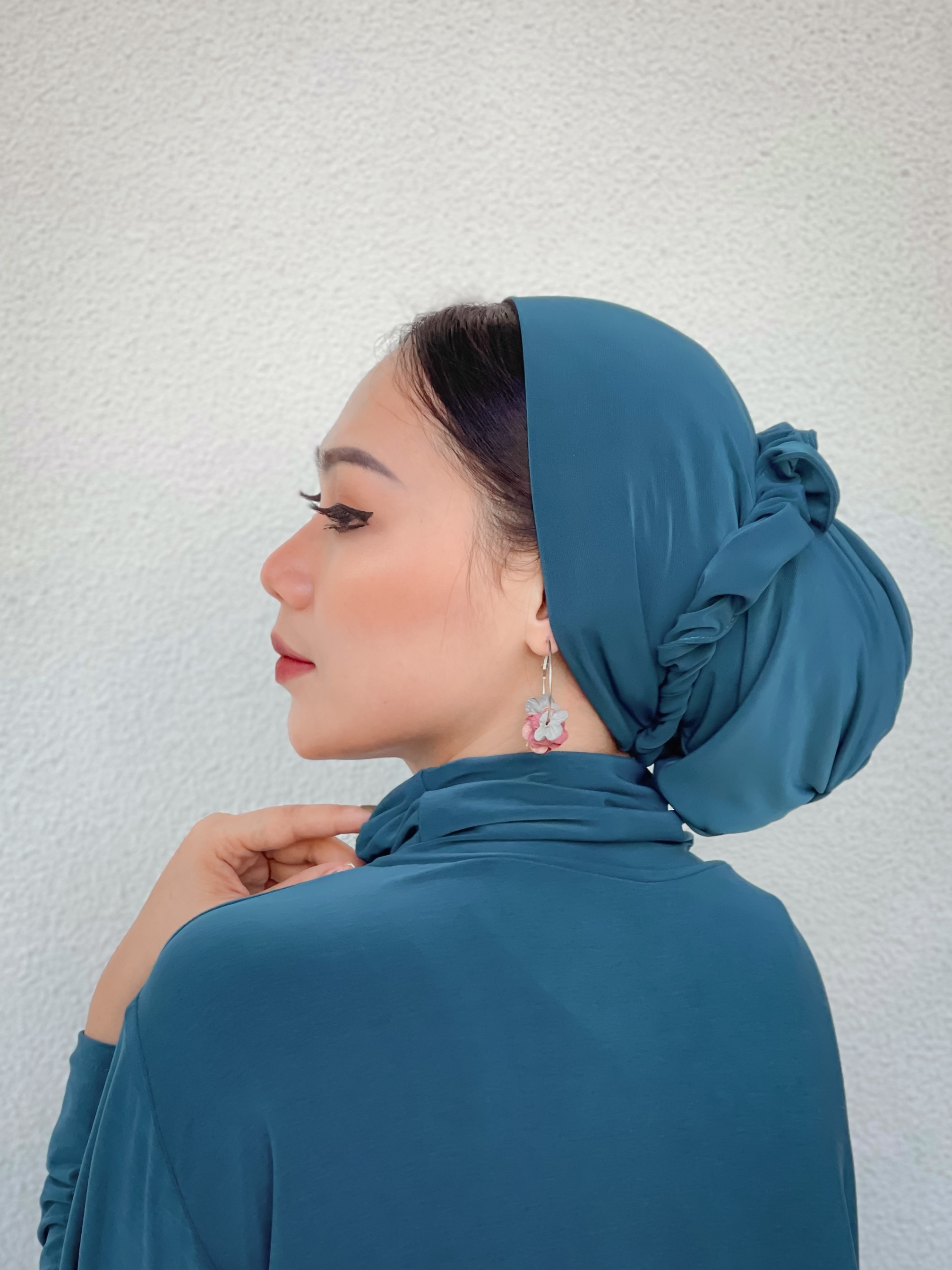 Scrunchie Instant Turban - Winonamodest . Turban instan simple bahan jersey, cocok untuk Lebaran