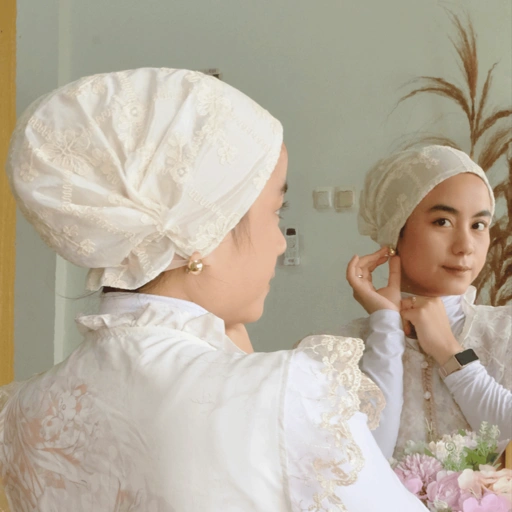 Image of Winonamodest - Maverick Instan Turban Solace Embroidery Series