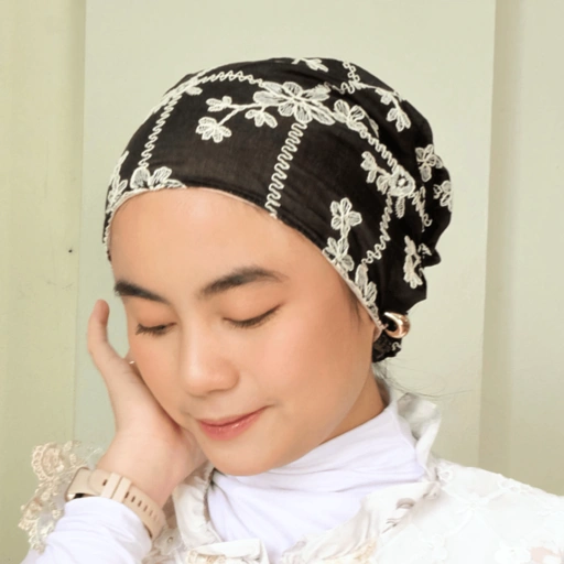 Image of Winonamodest - Maverick Instan Turban Solace Embroidery Series