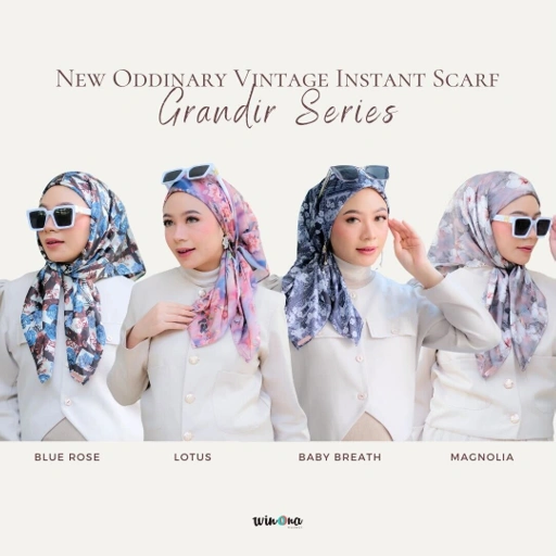 Image of Winonamodest - New Oddinary Vintage Instant Scarf Grandir Series