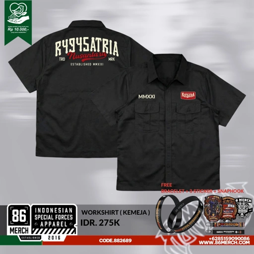Image of KEMEJA WORKSHIRT R4945ATRIA 5th ANNIV 