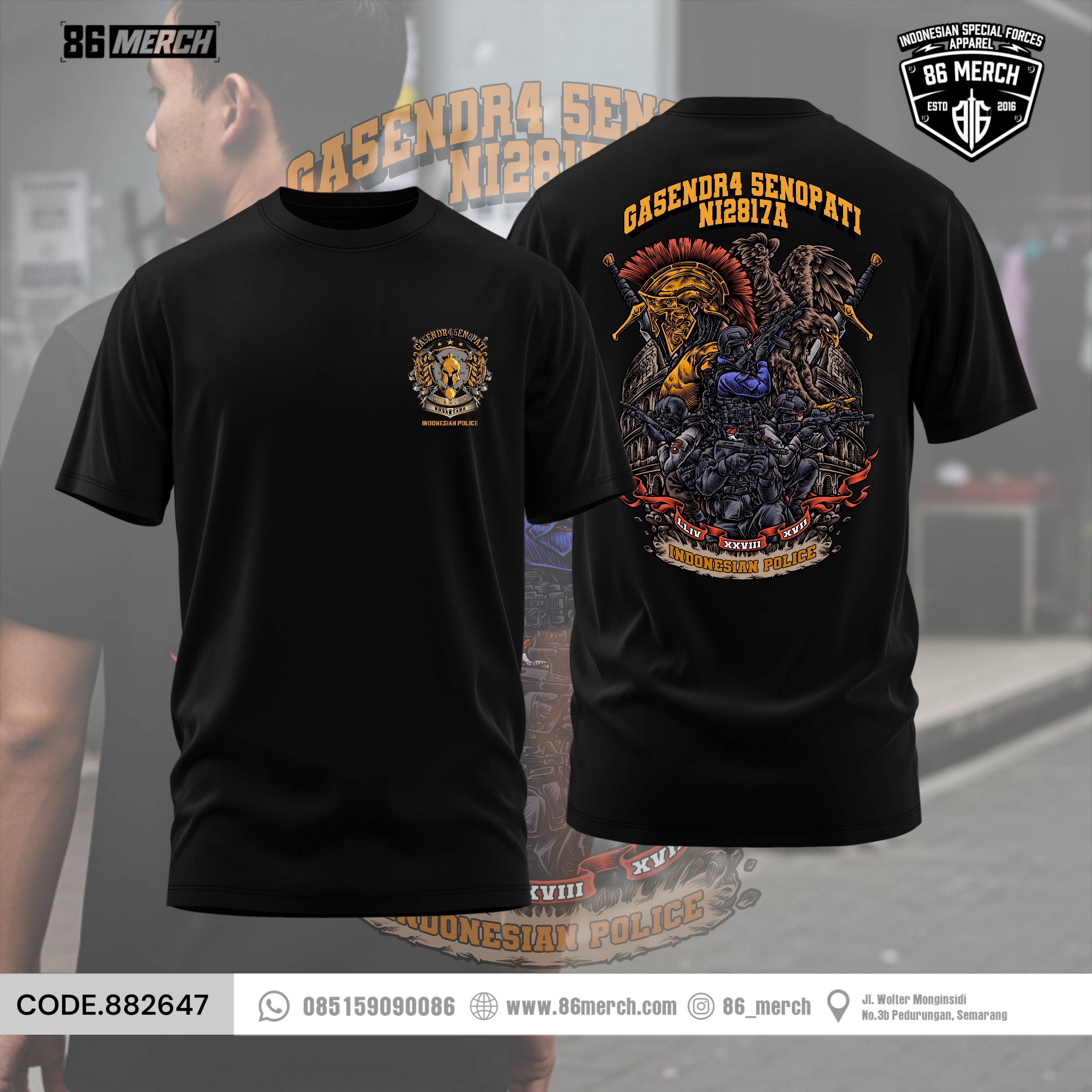 TSHIRT GASENDRA FRONTLINE
