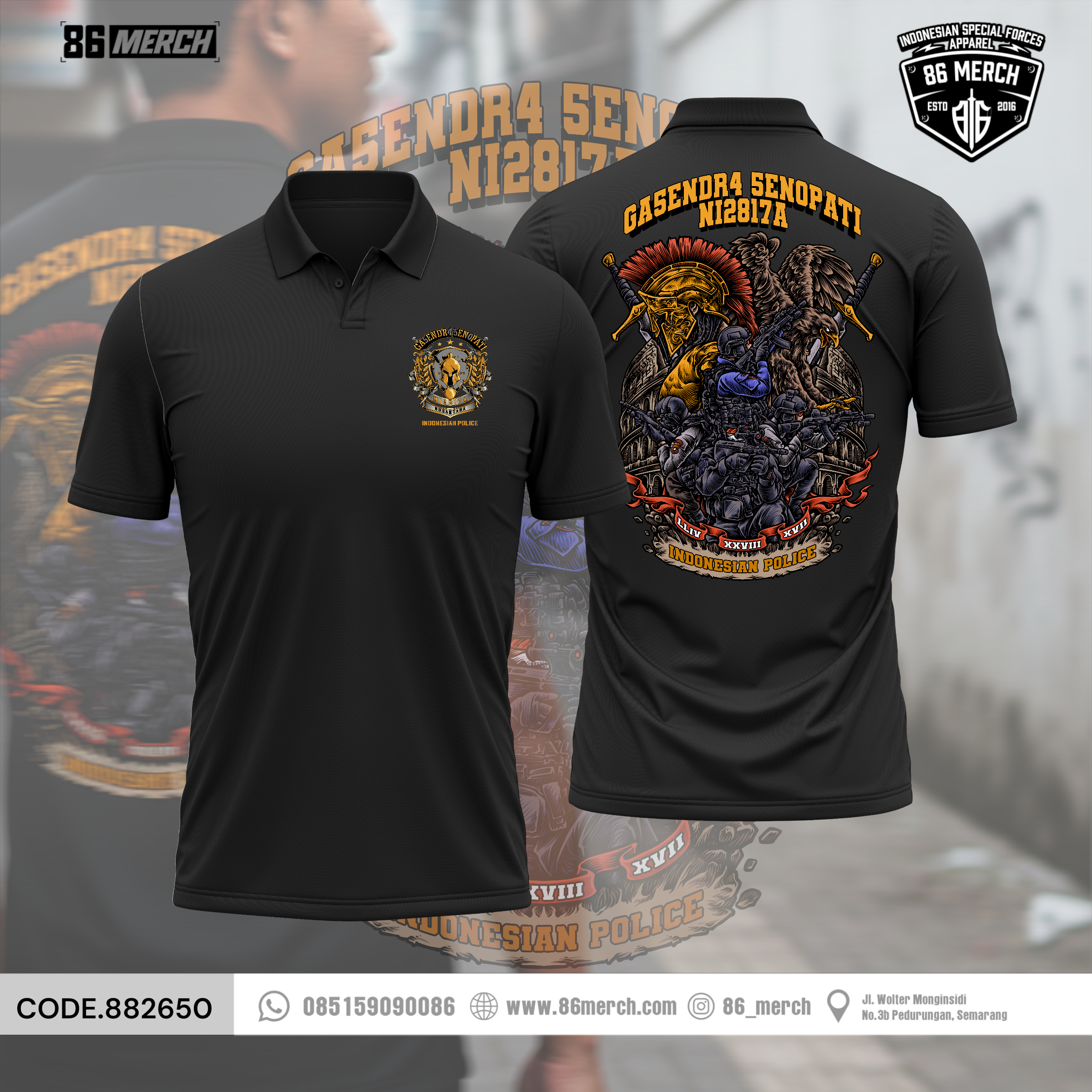 POLO DRYFIT GASENDRA FRONLINE 