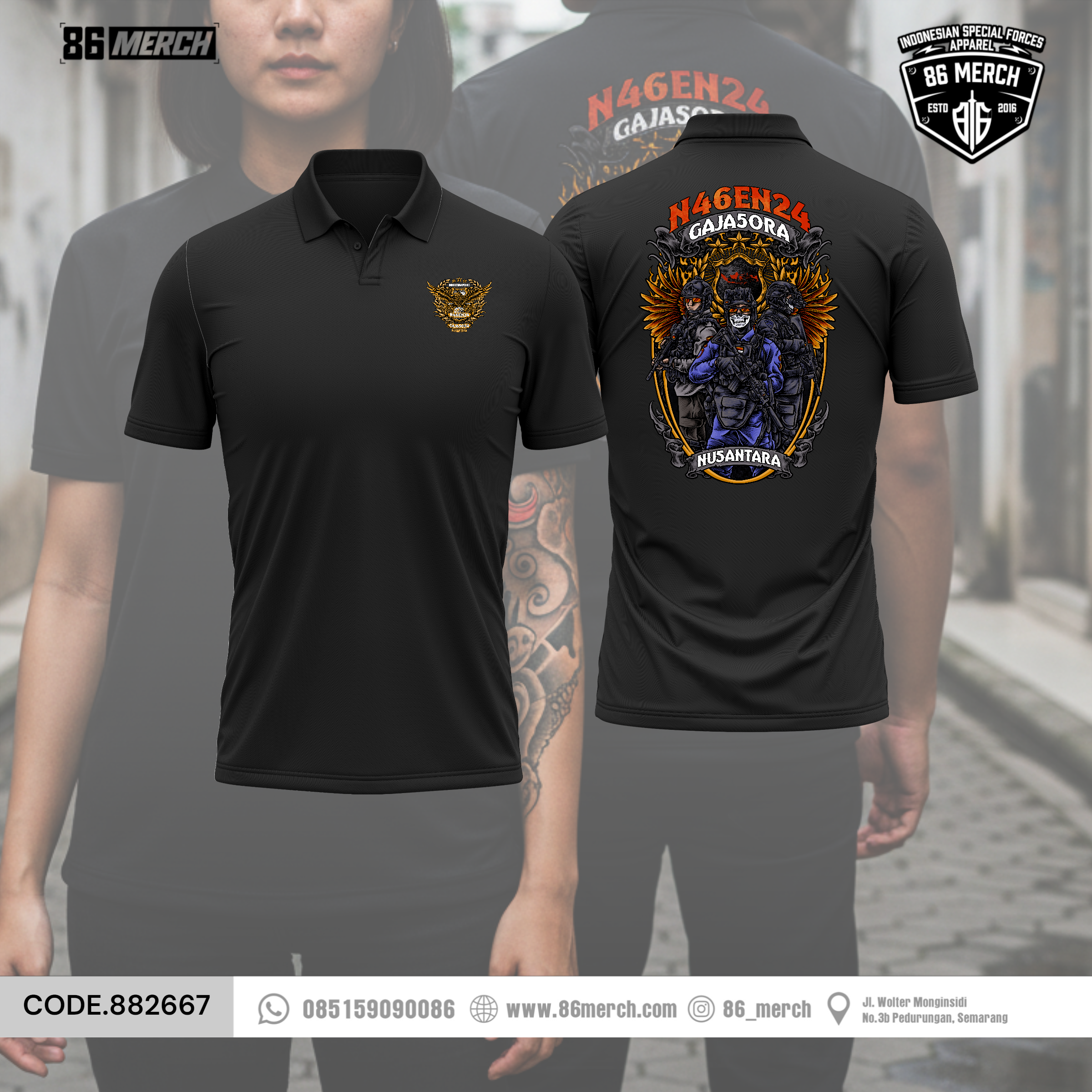 POLO DRYFIT NAGENDRA COMBATLINE 