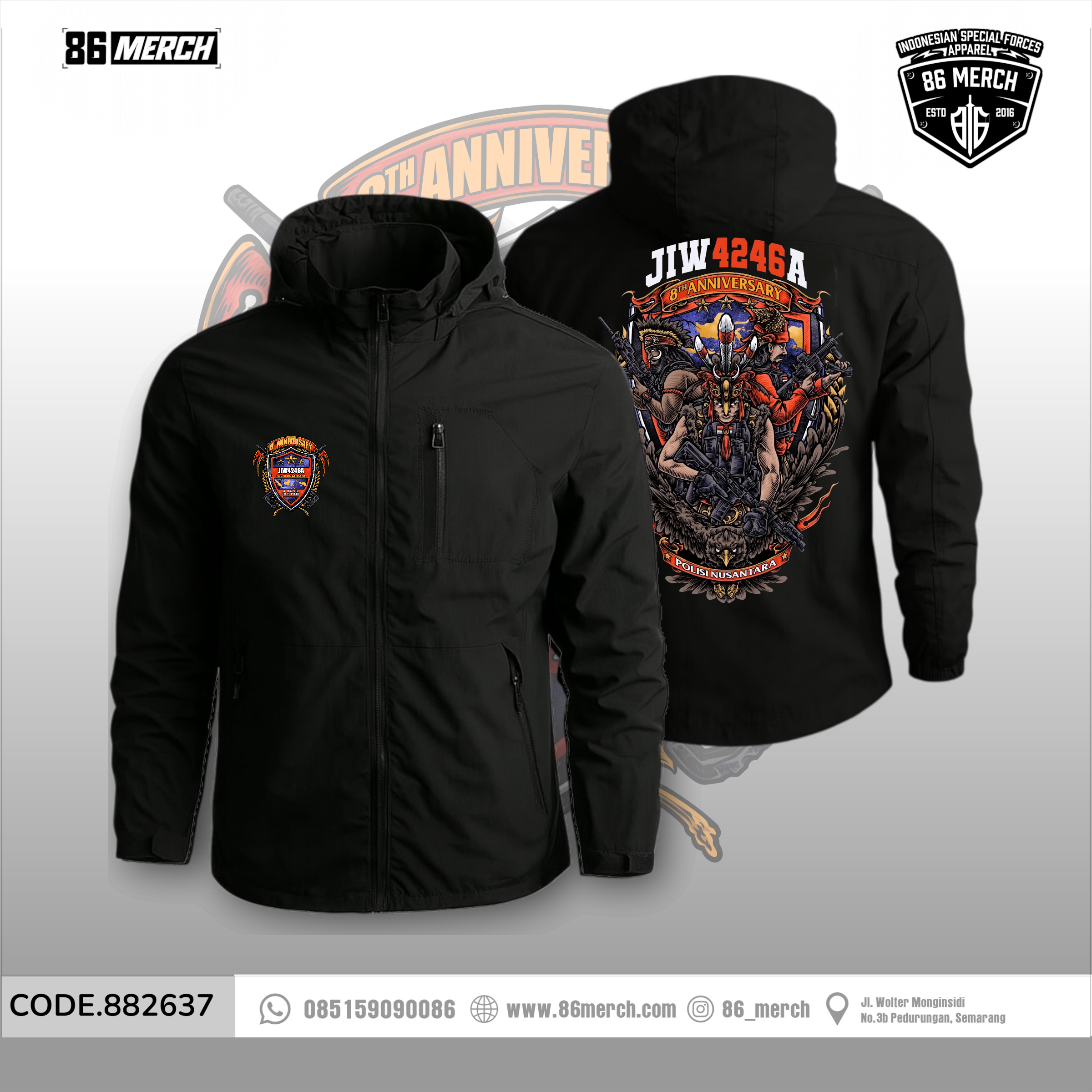 JAKET WINDBREAKER JIW4246A ANNIVERSARY 