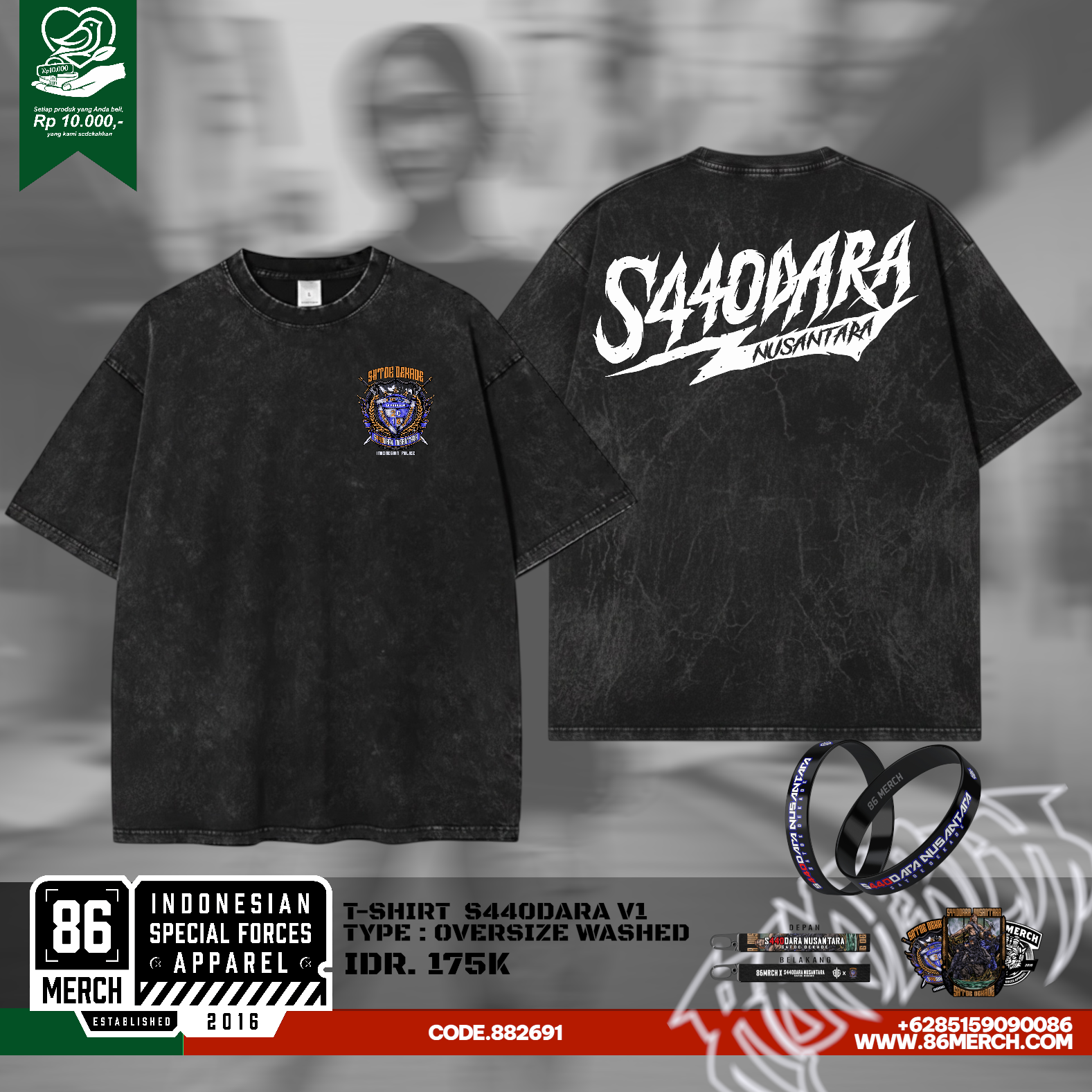 TSHIRT S440DARA OVERSIZE SATOE DEKADE V1