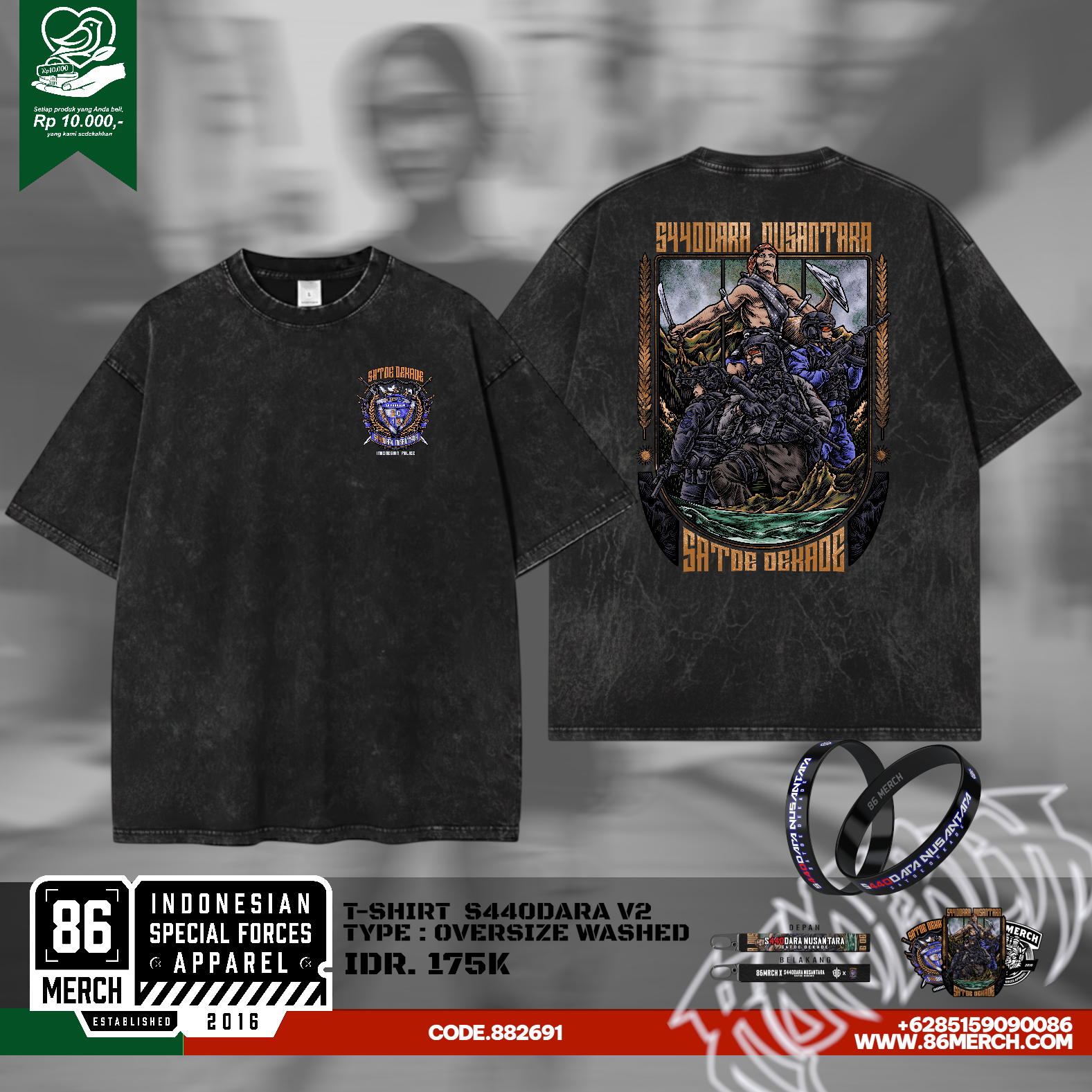TSHIRT S440DARA OVERSIZE SATOE DEKADE V2