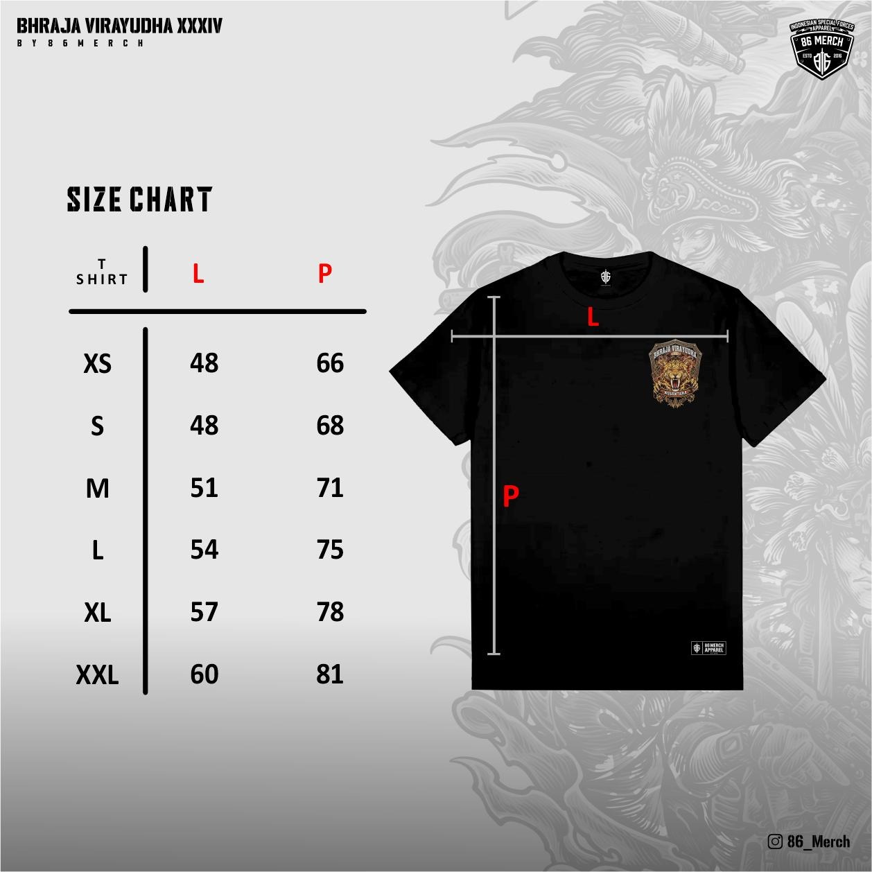 T-SHIRT BHRAJA VIRAYUDHA XXXIV – NUSANTARA SERIES