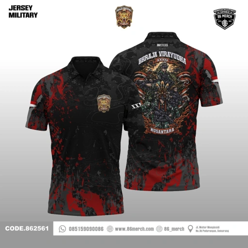 Image of JERSEY POLO SHIRT BHRAJA VIRAYUDHA XXXIV – NUSANTARA SERIES