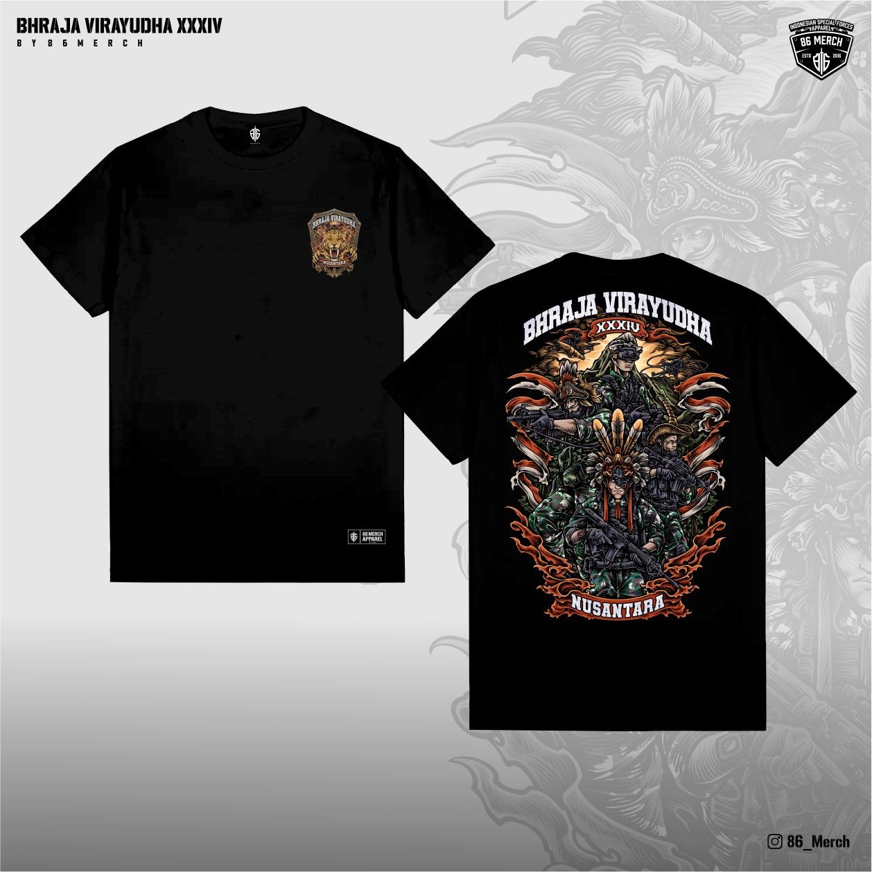 T-SHIRT BHRAJA VIRAYUDHA XXXIV – NUSANTARA SERIES