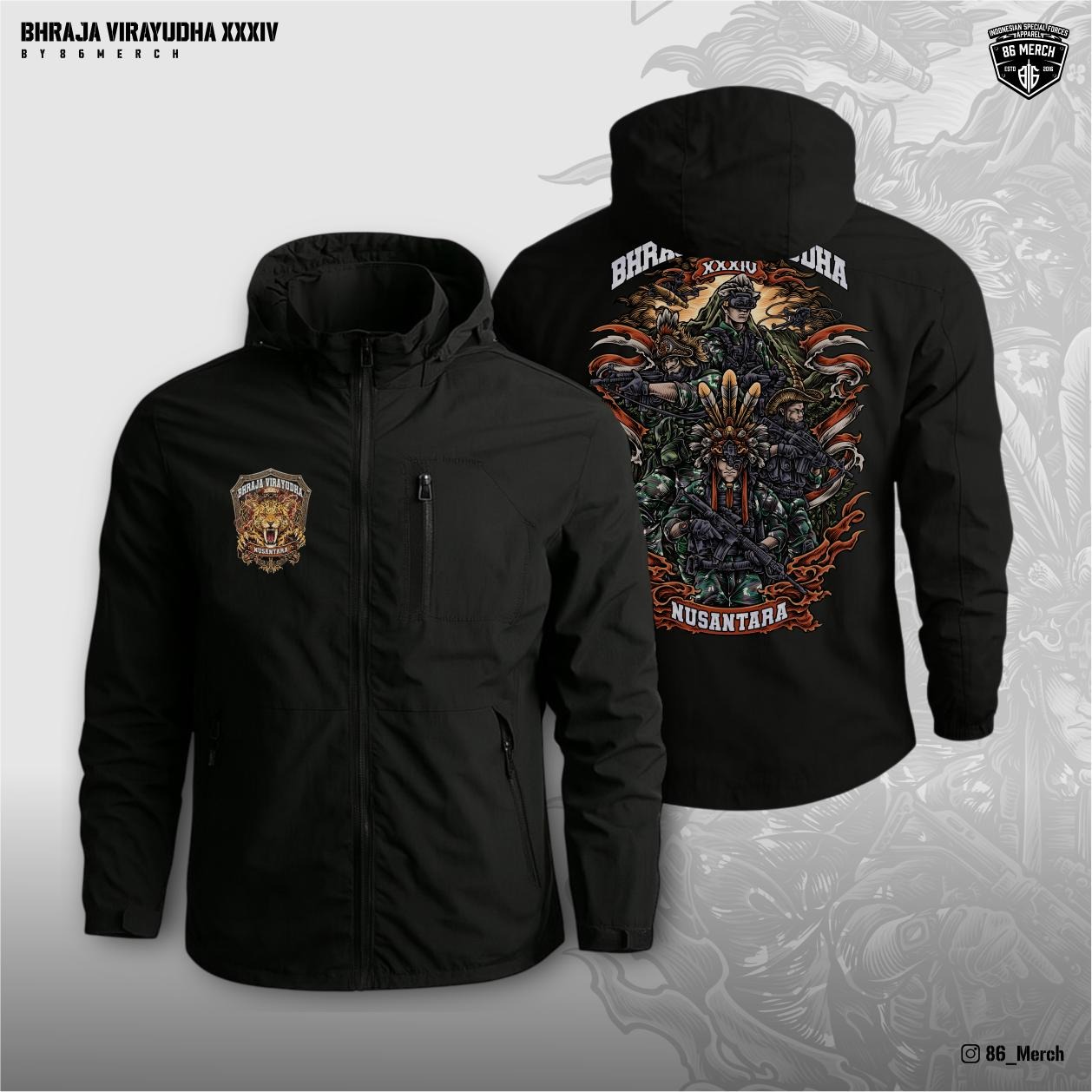 TACTICAL JACKET BHRAJA VIRAYUDHA XXXIV – NUSANTARA SERIES