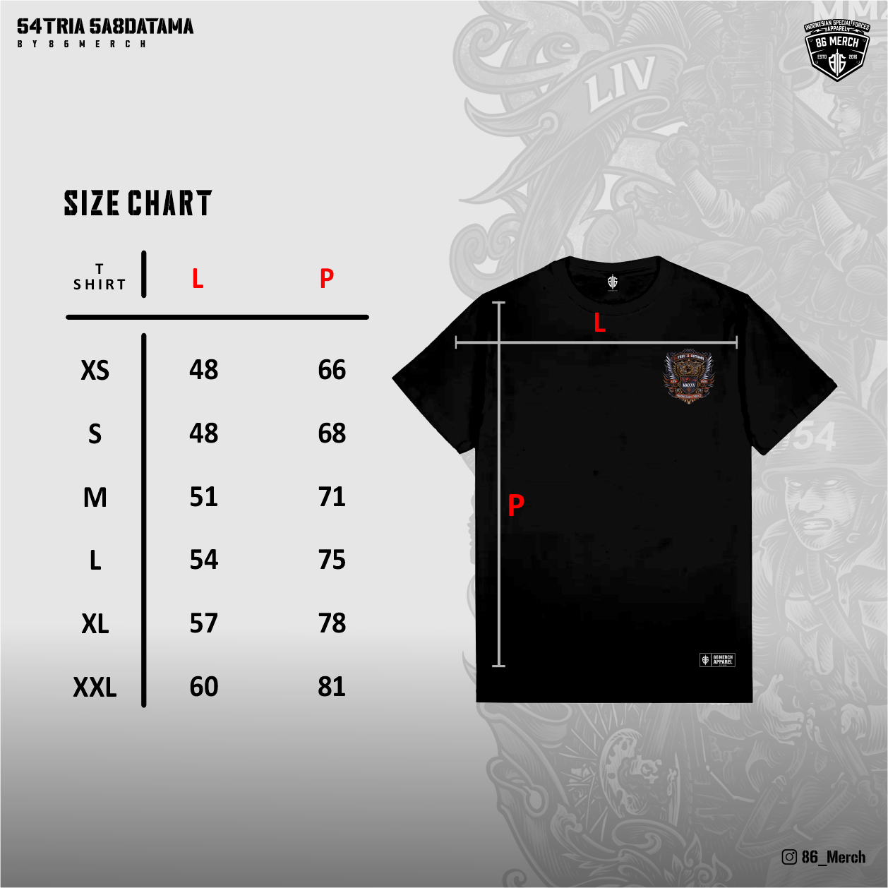 T-SHIRT  54TRIA 5A8DATAMA – NUSANTARA SERIES