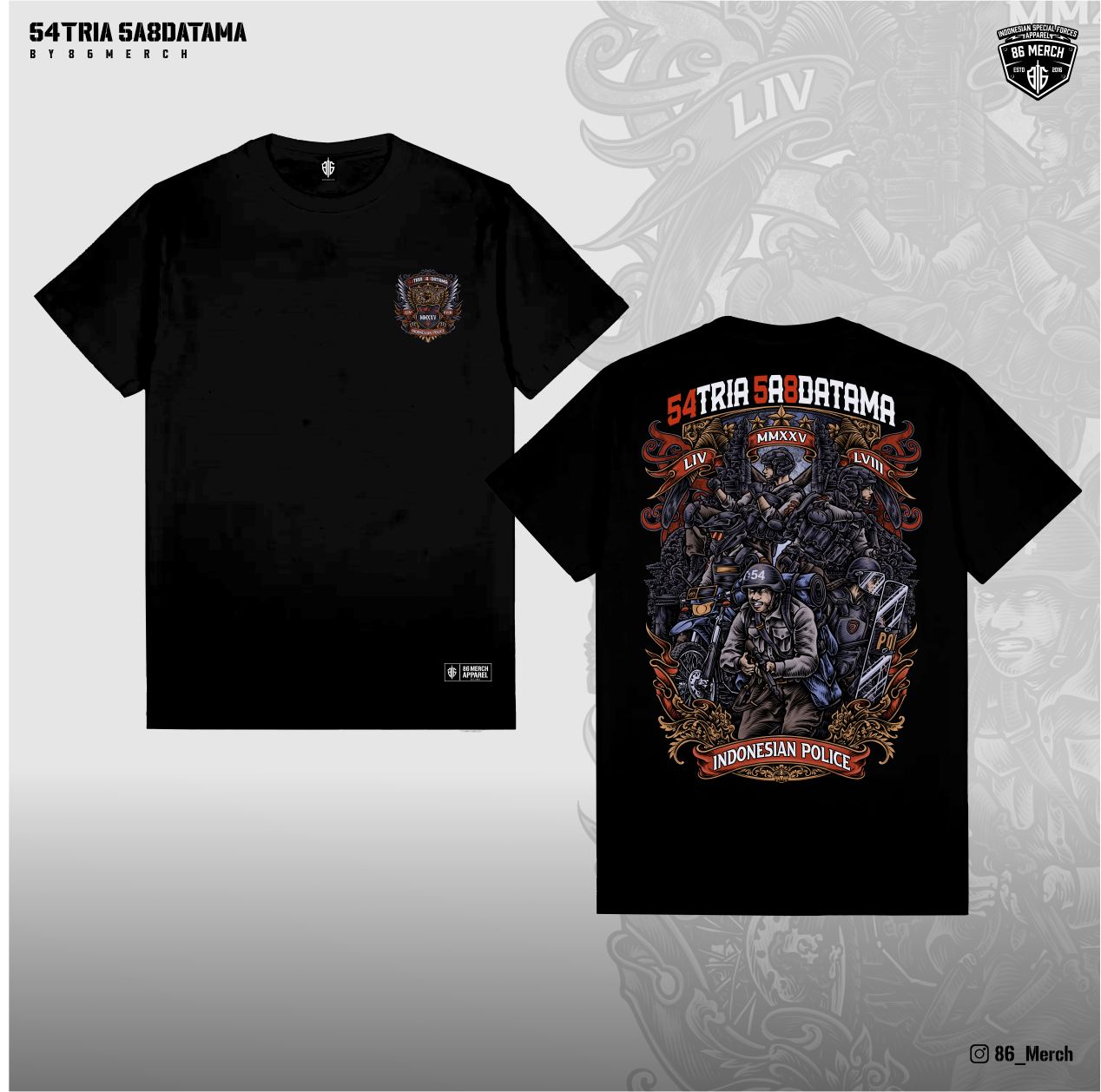 T-SHIRT  54TRIA 5A8DATAMA – NUSANTARA SERIES