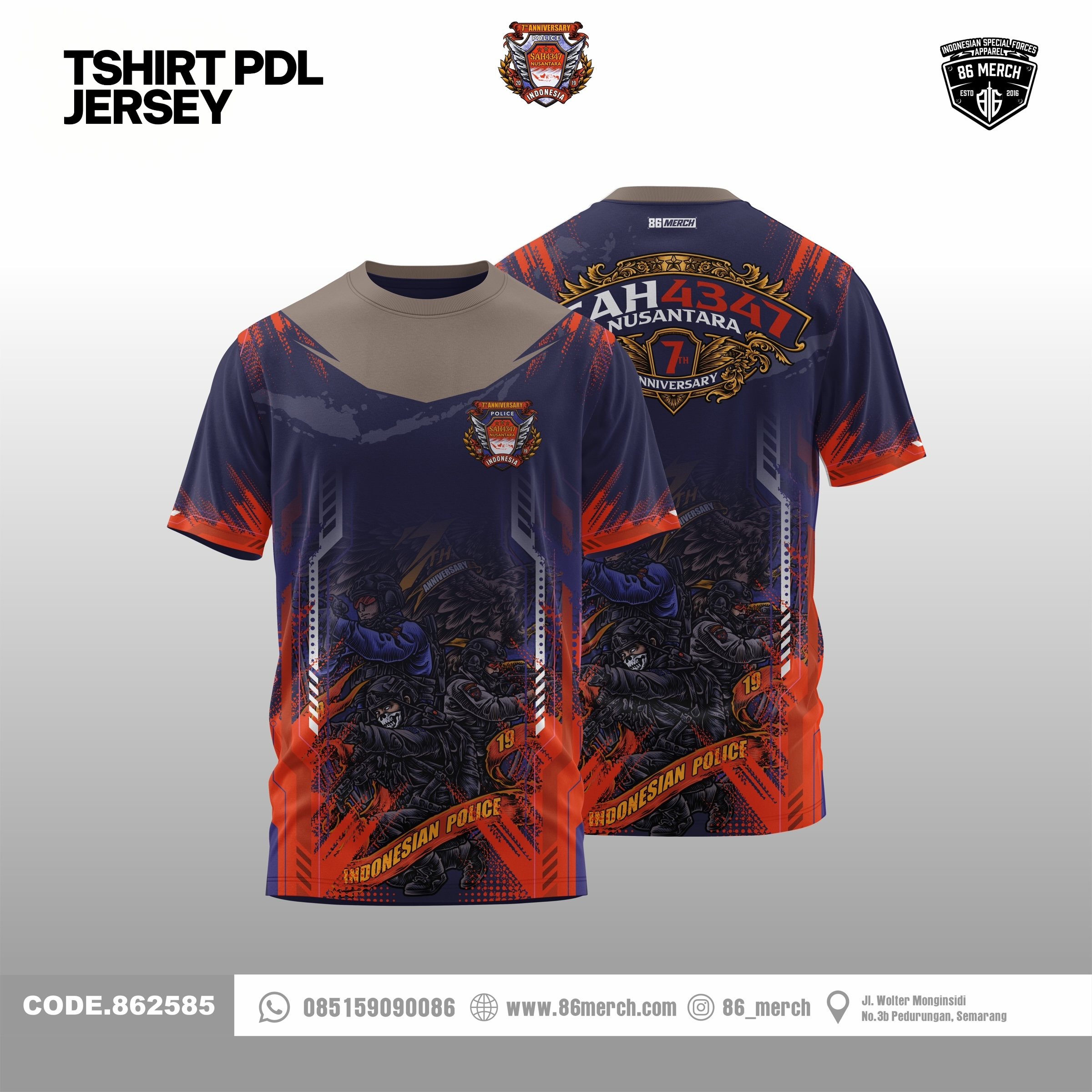 JERSEY PDL SAH4347 7TH ANNIVERSARY