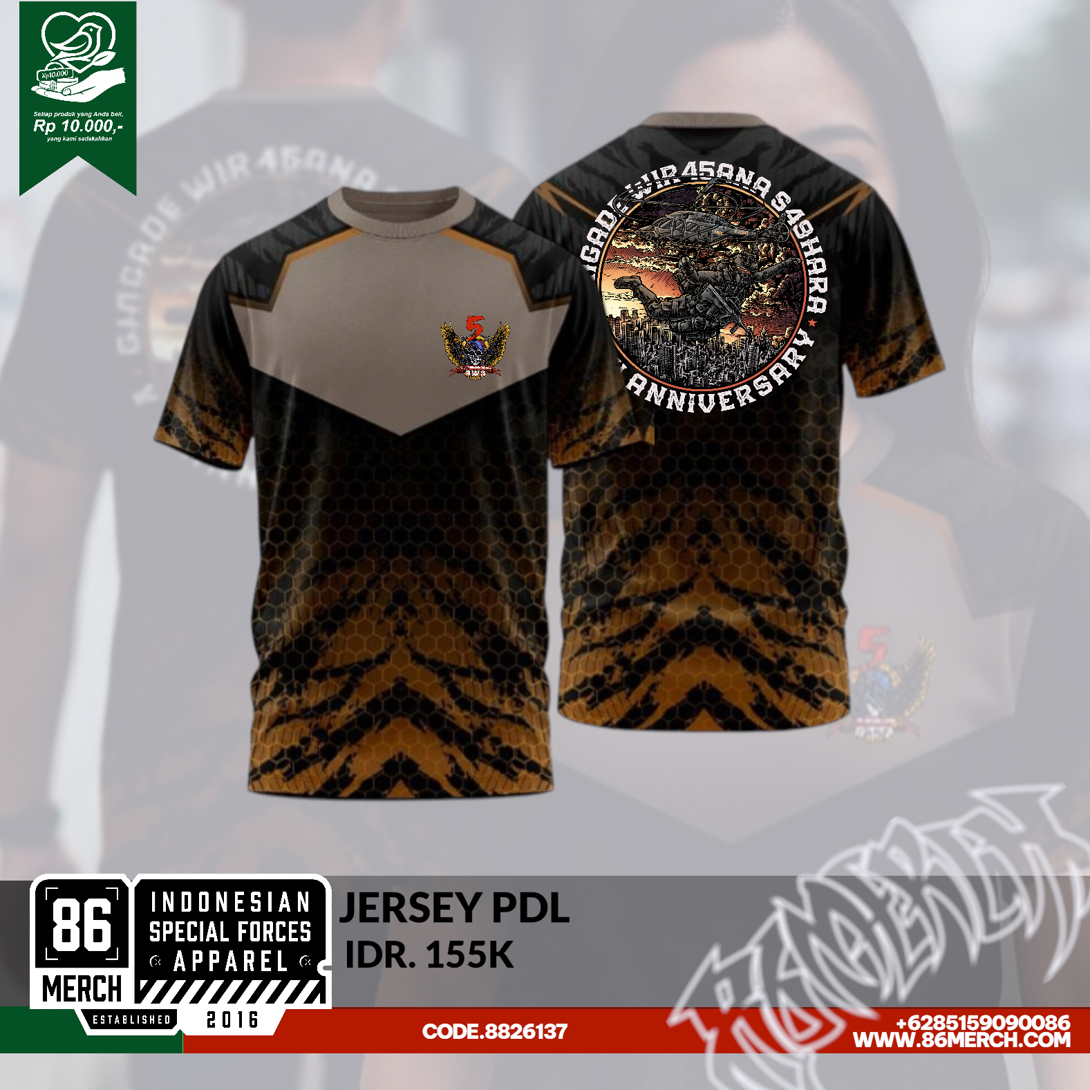 JERSEY PDL  BWS 5th ANNIV