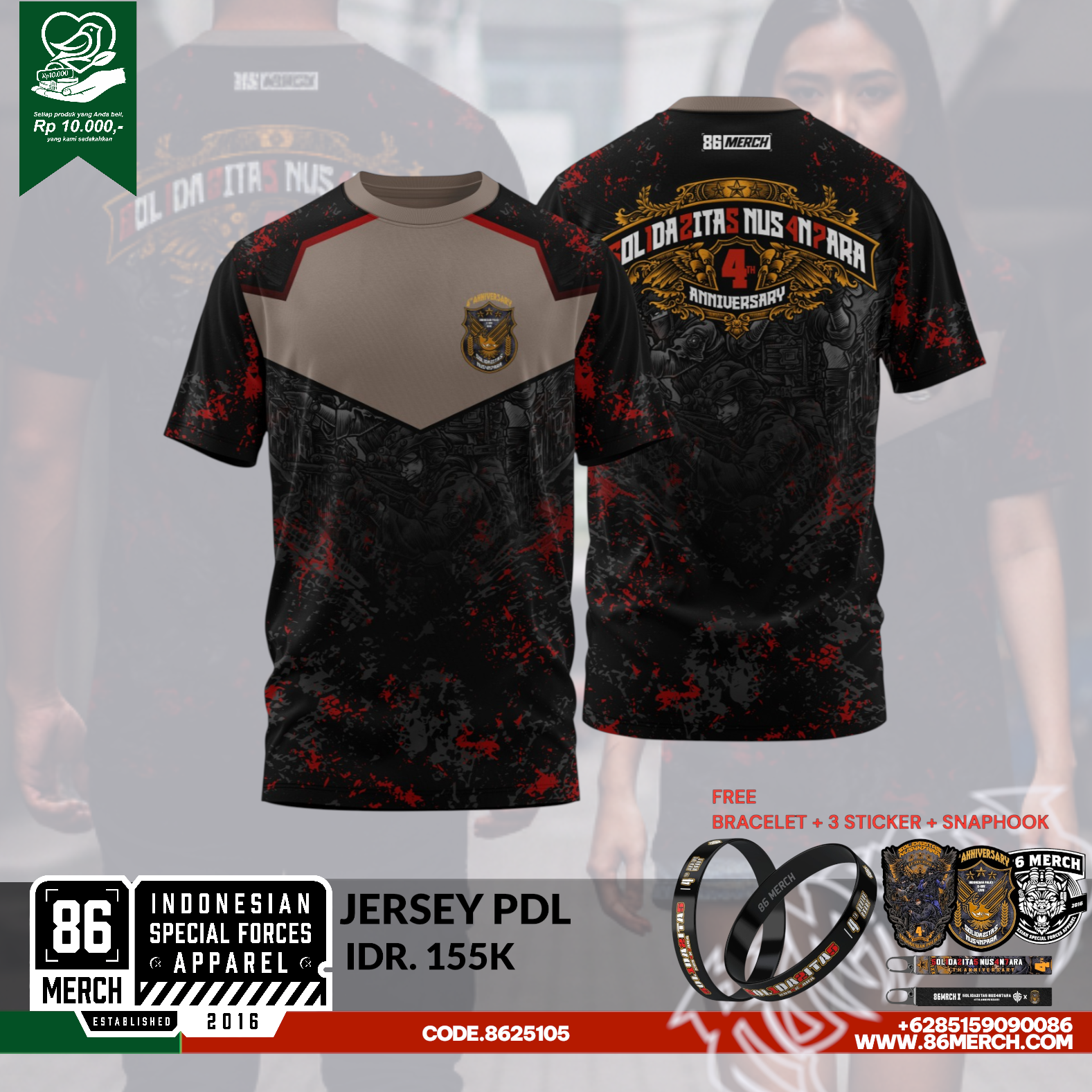 JERSEY PDL SOLIDARITAS 4TH ANNIVERSARY