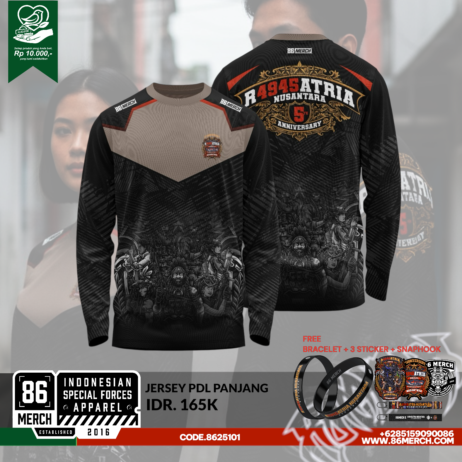 JERSEY PDL  R4945ATRIA 5th ANNIV
