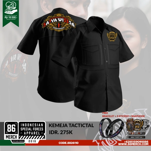 Image of KEMEJA TACTICAL SATYA WISESA 1ST ANNIVERSARY 