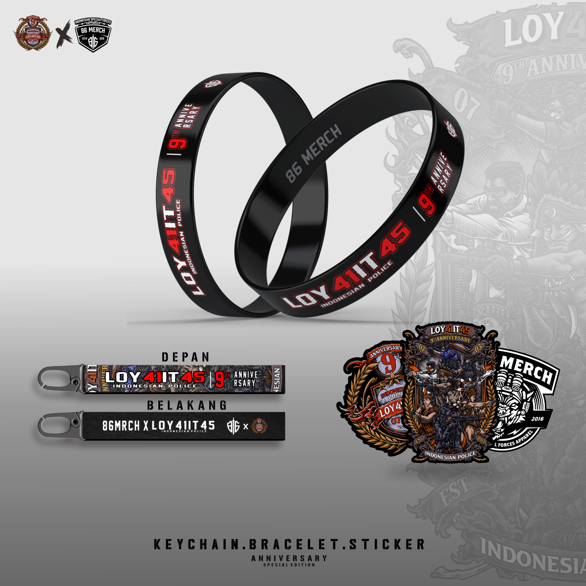 POLOSHIRT JERSEY LOY41IT45 9th ANNIVERSARY