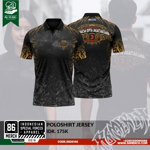 Image of POLOSHIRT JERSEY ADHYAKSA DIPTA JAGATSAKSANA  3th ANNIV