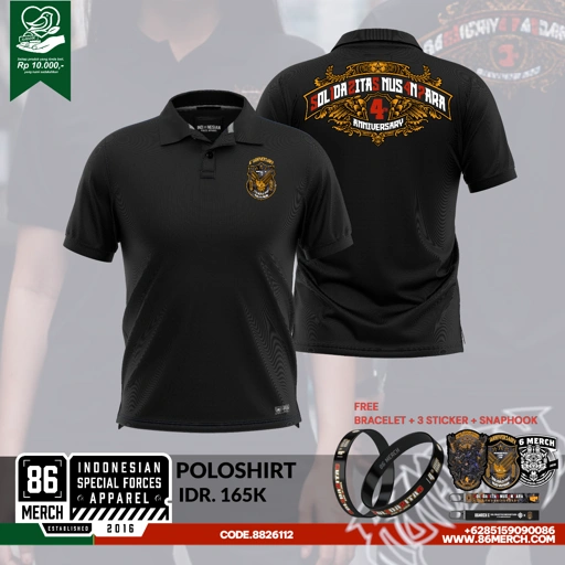 Image of POLOSHIRT  SOLIDARITAS 4TH ANNIVERSARY