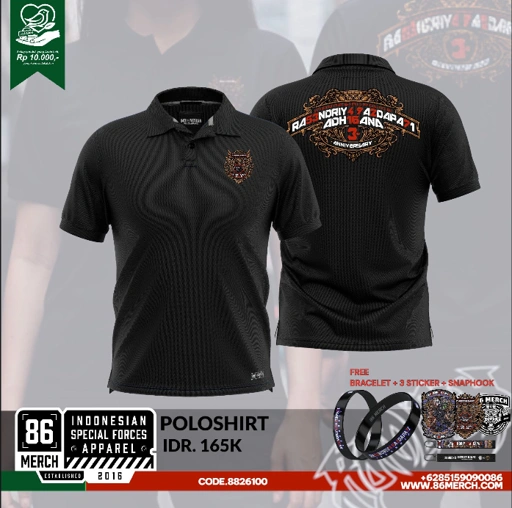 Image of POLOSHIRT  RA53NDRIY4 9A2DAPA7I ADH16ANA  3TH ANNIVERSARY