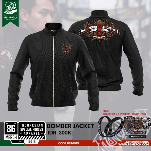 Image of  BOMBER RA53NDRIY4 9A2DAPA7I ADH16ANA 3TH ANNIVERSARY