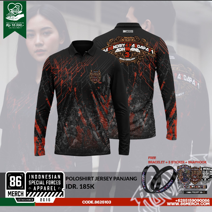 POLOSHIRT JERSEY RA53NDRIY4 9A2DAPA7I ADH16ANA 3TH ANNIVERSARY