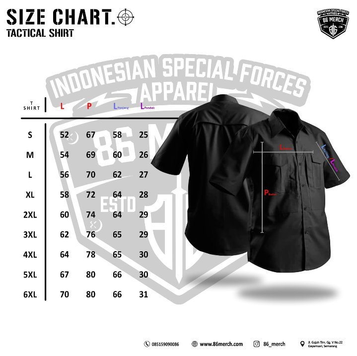 KEMEJA TACTICAL ALTATRIAGANANTARA NUSANTARA