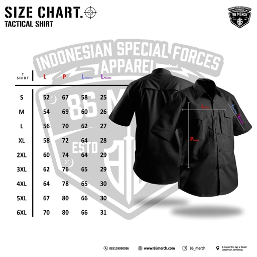 Image of KEMEJA TACTICAL ALTATRIAGANANTARA NUSANTARA